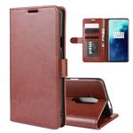 For OnePlus 7T Pro R64 Texture Single Fold Horizontal Flip Leather Case with Holder & Card Slots & Wallet(Brown)