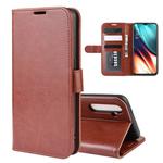 For Oppo K5   R64 Texture Single Fold Horizontal Flip Leather Case with Holder & Card Slots & Wallet(Brown)