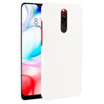 For Xiaomi Redmi 8 Shockproof Crocodile Texture PC + PU Case(White)