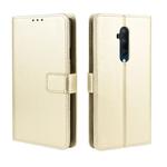 For OnePlus 7T Pro  Retro Crazy Horse Texture Horizontal Flip Leather Case with Holder & Card Slots & Photo Frame(Gold)