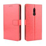For Xiaomi Redmi 8 Retro Crazy Horse Texture Horizontal Flip Leather Case with Holder & Card Slots & Photo Frame(Red)
