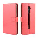 For Oppo Reno2 F / Reno2 Z Retro Crazy Horse Texture Horizontal Flip Leather Case with Holder & Card Slots & Photo Frame(Red)