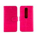 For Vodafone Smart N10 Crazy Horse Texture Horizontal Flip Leather Case with Holder & Card Slots & Wallet & Photo Frame(Magenta)