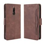 For Xiaomi Redmi 8 Wallet Style Skin Feel Calf Pattern Leather Case with Separate Card Slot(Brown)