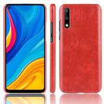 For Huawei Enjoy 10s Shockproof Litchi Texture PC + PU Case(Red)