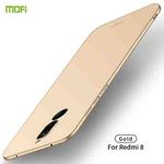 For Xiaomi RedMi 8 MOFI Frosted PC Ultra-thin Hard Case(Gold)