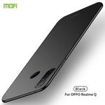 For OPPO Realme Q MOFI Frosted PC Ultra-thin Hard Case(Black)