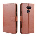 For LG K40S  Retro Crazy Horse Texture Horizontal Flip Leather Case with Holder & Card Slots & Photo Frame(Brown)