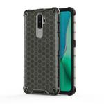 For Oppo A9 (2020) Shockproof Honeycomb PC + TPU Case(Grey)