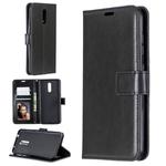 For Nokia 3.2 Crazy Horse Texture Horizontal Flip Leather Case with Holder & Card Slots & Wallet & Photo Frame(Black)