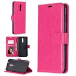 For Nokia 3.2 Crazy Horse Texture Horizontal Flip Leather Case with Holder & Card Slots & Wallet & Photo Frame(Rose)