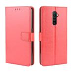 For Oppo Reno Ace Retro Crazy Horse Texture Horizontal Flip Leather Case with Holder & Card Slots & Photo Frame(Red)