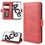 For OPPO Reno Ace / Realme X2 Pro Dual-side Magnetic Buckle Horizontal Flip Leather Case with Holder & Card Slots & Wallet & Photo Frame(Red)