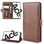 For OPPO Reno Ace / Realme X2 Pro Dual-side Magnetic Buckle Horizontal Flip Leather Case with Holder & Card Slots & Wallet & Photo Frame(Brown)