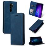 For Xiaomi Redmi Note8 Pro Retro Skin Feel Business Magnetic Horizontal Flip Leather Case(Navy Blue)