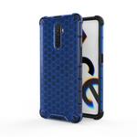 For Oppo Reno Ace Shockproof Honeycomb PC + TPU Case(Blue)