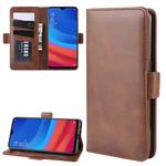 For OPPO A5s (AX5s) Dual-side Magnetic Buckle Horizontal Flip Leather Case with Holder & Card Slots & Wallet(Brown)