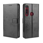 For  Motorola Moto G8 Play Retro Crazy Horse Texture Horizontal Flip Leather Case with Holder & Card Slots & Photo Frame(Black)