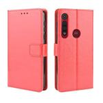 For  Motorola Moto G8 Play Retro Crazy Horse Texture Horizontal Flip Leather Case with Holder & Card Slots & Photo Frame(Red)