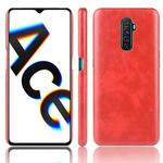 For Oppo Realme X2 Pro / Reno Ace Shockproof Litchi Texture PC + PU Case(Red)