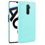 For OPPO Realme X2 Pro / Reno Ace Shockproof Crocodile Texture PC + PU Case(Light Green)