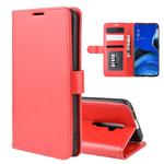 For Oppo Reno2 F / Reno2 Z R64 Texture Single Fold Horizontal Flip Leather Case with Holder & Card Slots & Wallet(Red)
