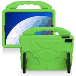 For iPad Air3 10.5  inch EVA Flat Anti Falling Protective Shell with Thumb Bracket(Green)