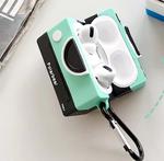 For Apple AirPods Pro Camera Bluetooth Headphone Protective Case(Green)