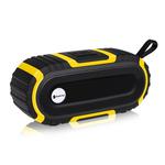 New Rixing NR5016 Wireless Portable Bluetooth Speaker Stereo Sound 10W System Music Subwoofer Column, Support TF Card, FM(Yellow)