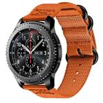For Samsung Galaxy Watch Active 2 22mm / Gear S3 Nylon Three-ring Watch Band(Orang)