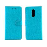 For LG Stylo 5 Crazy Horse Texture Horizontal Flip Leather Case with Holder & Card Slots & Wallet & Photo Frame(Baby Blue)