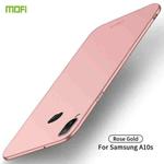 For Galaxy A10S MOFI Frosted PC Ultra-thin Hard Case(Rose gold)