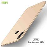 For Galaxy A20S MOFI Frosted PC Ultra-thin Hard Case(Gold)
