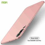 For Xiaomi Mi CC9 Pro MOFI Frosted PC Ultra-thin Hard Case(Rose gold)