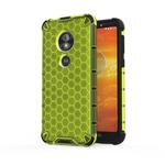 For Motorola Moto E5 Play Go Shockproof Honeycomb PC + TPU Case(Green)