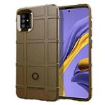 For Galaxy A51 Full Coverage Shockproof TPU Case(Brown)