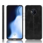 For Vivo V17 / S1 Pro International Edition Shockproof Sewing Cow Pattern Skin PC + PU + TPU Case(Black)