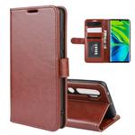 For Xiaomi Mi Note 10 / Note 10 Pro / CC9 Pro R64 Texture Single Horizontal Flip Protective Case with Holder & Card Slots & Wallet& Photo Frame(Brown)