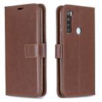 For Xiaomi Redmi Note 8 Crazy Horse Texture Horizontal Flip Leather Case with Holder & Card Slots & Wallet & Photo Frame(Brown)