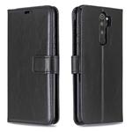 For Xiaomi Redmi Note 8 Pro Crazy Horse Texture Horizontal Flip Leather Case with Holder & Card Slots & Wallet & Photo Frame(Black)