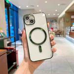 For iPhone 12 Pro 6D Plated Magsafe Phone Case(Green)
