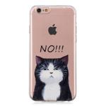 For iPhone 6 Plus 3D Pattern Transparent TPU Case(NO Cat)