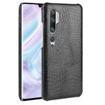 For Xiaomi Mi Note 10/Note10 Pro/CC9 Pro Shockproof Crocodile Texture PC + PU Case(Black)