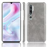 For Xiaomi Mi Note 10/ Note10 Pro/CC9 Pro Shockproof Litchi Texture PC + PU Case(Gray)