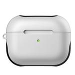 For Apple AirPods Pro Glossy PC Bluetooth Headphone Protective Case(White)