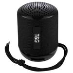 T&G TG129 Portable Wireless Music Speaker Hands-free with MIC, Support TF Card FM(Black)