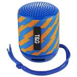 T&G TG129 Portable Wireless Music Speaker Hands-free with MIC, Support TF Card FM(Blue)