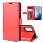 For Galaxy S20 R64 Texture Single Horizontal Flip Protective Case with Holder & Card Slots & Wallet& Photo Frame(Red)
