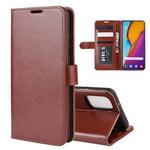 For Galaxy S20+ R64 Texture Single Horizontal Flip Protective Case with Holder & Card Slots & Wallet& Photo Frame(Brown)