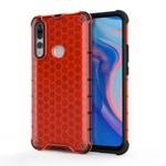 For Huawei Y9 Prime (2019)  Shockproof Honeycomb PC + TPU Case(Red)